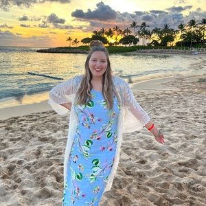 Disney tropical vintage dress